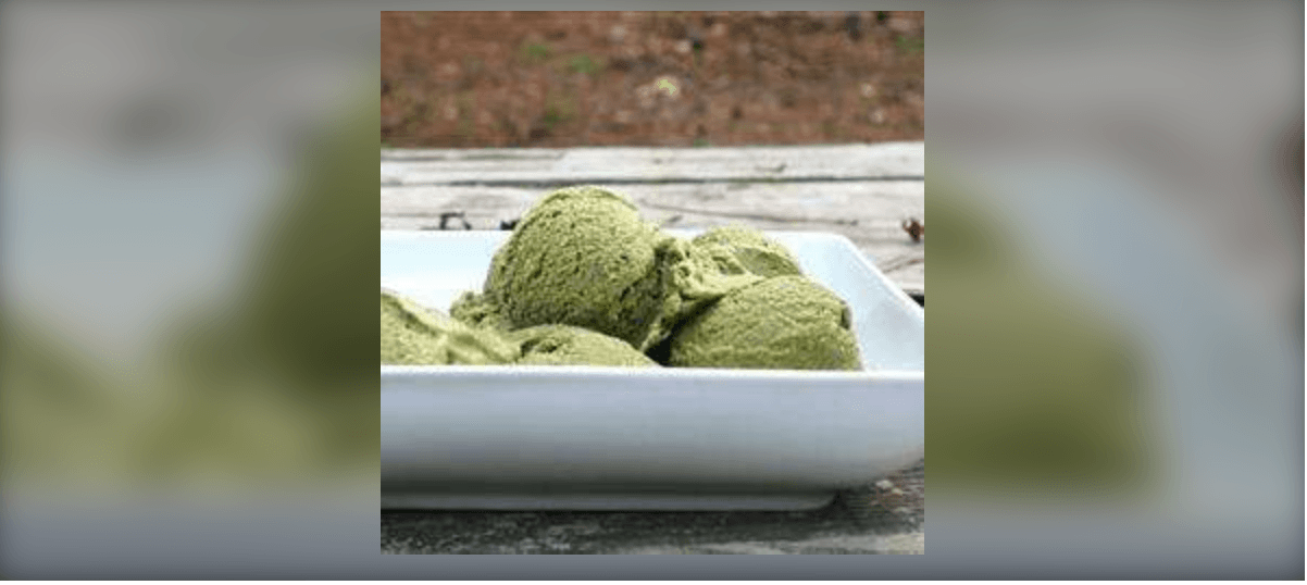 Sorvete de chá verde