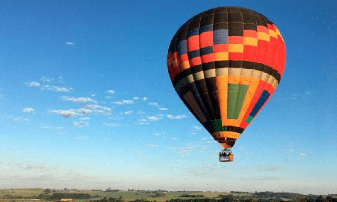 Já pensou em passear de Balão no Japão?