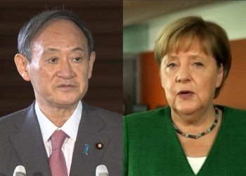 Novo primeiro-ministro do Japão conversa pela primeira vez com chanceler da Alemanha