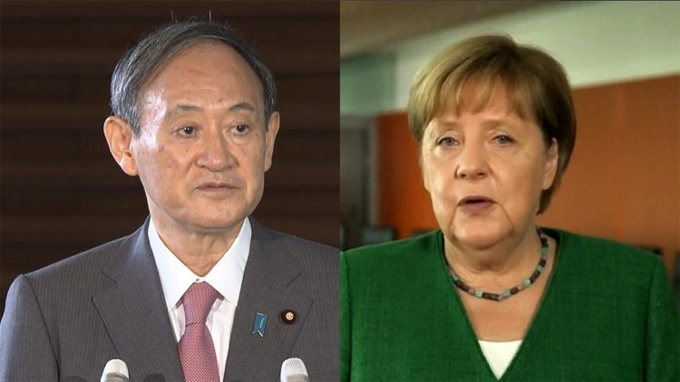 Novo primeiro-ministro do Japão conversa pela primeira vez com chanceler da Alemanha