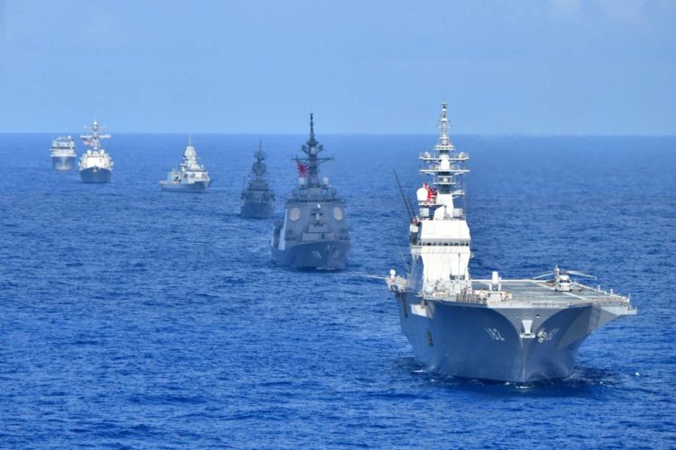 Japão, EUA, Índia e Austrália realizam pela primeira vez exercício militar conjunto no mês que vem