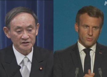 Primeiro-ministro do Japão e presidente da França conversam por telefone e reforçam a necessidade de uma Ásia livre