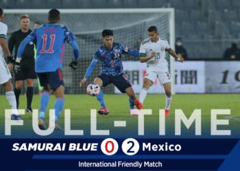 Seleção japonesa masculina de futebol do Japão perde amistoso para o México por 2 a 0