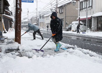 Norte do Japão sofrerá com ventanias e neve durante a terça-feira