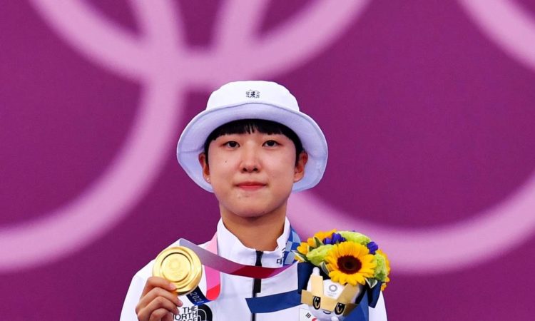 An san arqueira da Coreia do Sul leva 3 medalhas de ouro e críticas nas Olimpíadas de Tóquio e