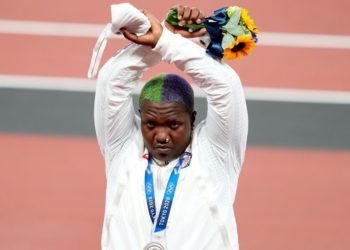 COI analisa gesto de atleta dos EUA no pódio de Tóquio