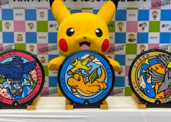 Saitama marca suas primeiras tampas de poços de inspeção Pokémon