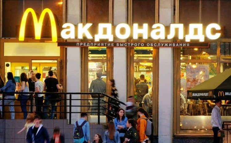 McDonald’s fechará temporariamente lojas na Rússia