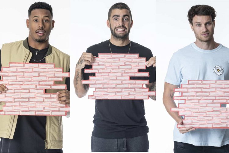 ‘BBB22’: Lucas, Paulo André e Pedro Scooby formam o décimo paredão