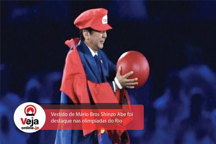De Mário Bros, Shinzo Abe foi destaque nas olimpíadas do Rio