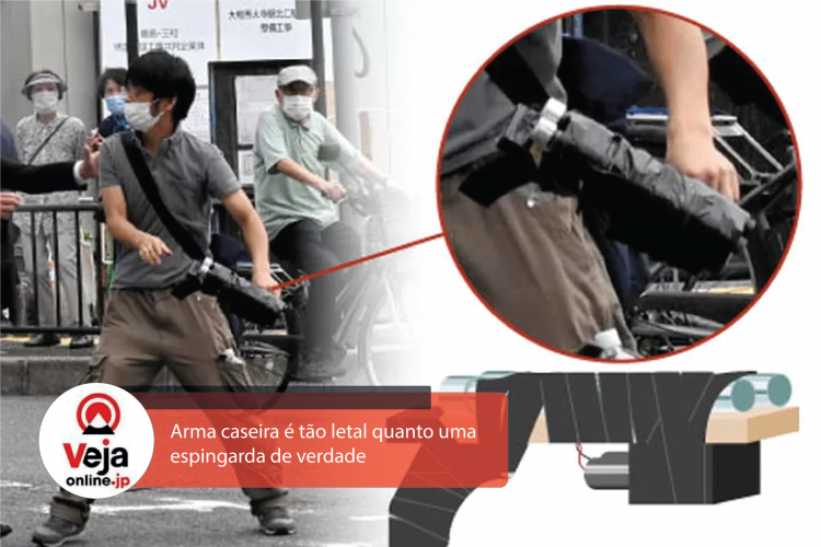 Especialista diz que arma caseira que matou Abe pode ser tão letal quanto uma espingarda de verdade