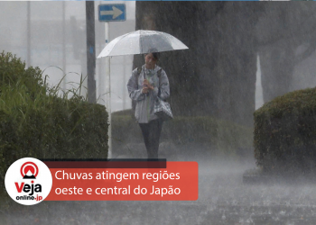 Chuvas torrenciais atingem regiões do Japão