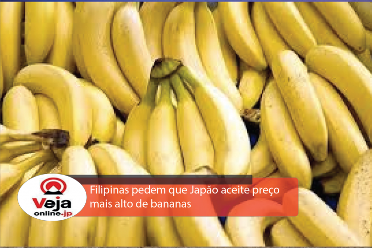 Filipinas pedem a compreensão dos consumidores pelo aumento dos preços das bananas