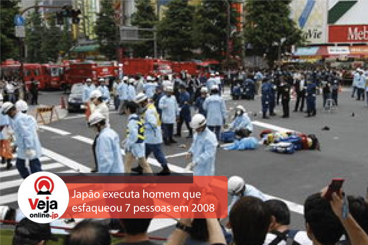 Japão executa autor do Massacre de Akihibara, ocorrido em 2008