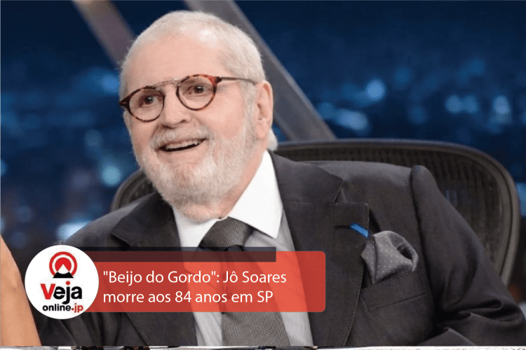 “Beijo do Gordo” Jô Soares, ícone do humor da televisão brasileira morre aos 84 anos em SP