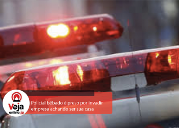 Policial é preso por invadir empresa que ele acreditava ser sua casa