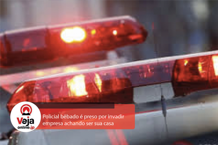 Policial é preso por invadir empresa que ele acreditava ser sua casa
