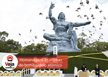 Nagasaki faz apelo pela paz em cerimônia em homenagens às vítimas do bombardeio atômico