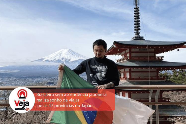 “O Japão me salvou” diz brasileiro que realizou o sonho de viajar pelas 47 províncias do Japão