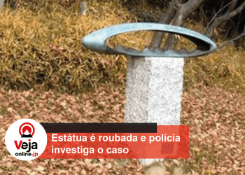 Estátua de bronze é roubada de parque de Aichi