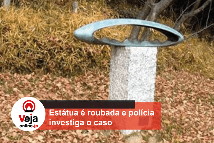 Estátua de bronze é roubada de parque de Aichi