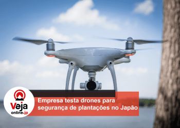 Empresa testa drones para impedir roubos de frutas em plantações do Japão