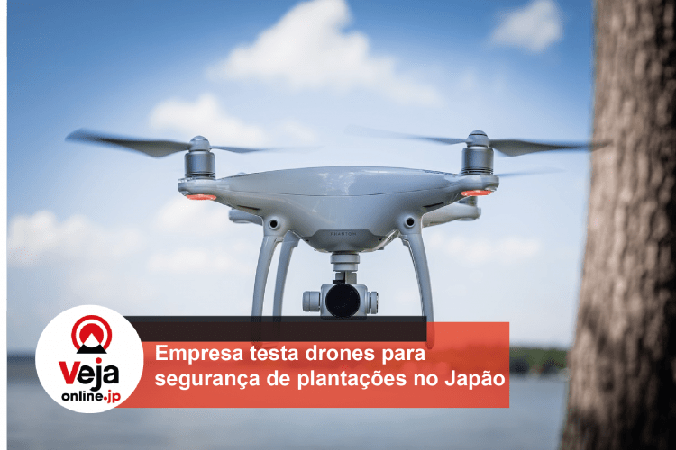 Empresa testa drones para impedir roubos de frutas em plantações do Japão