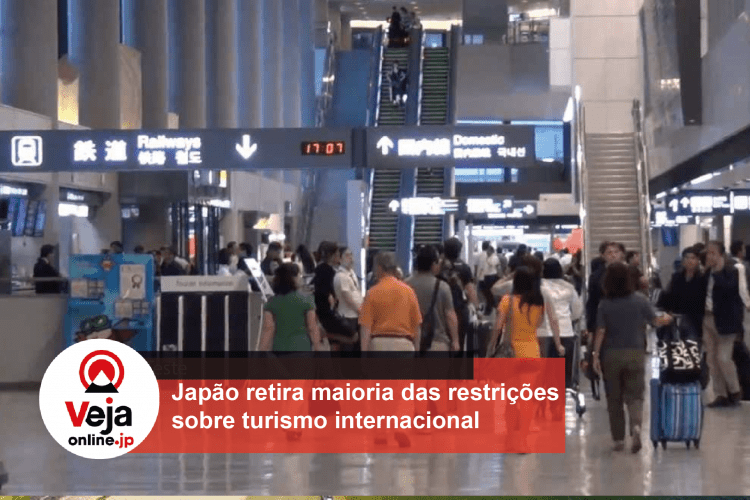 Turistas aprovam a suspensão de controles de fronteira no Japão