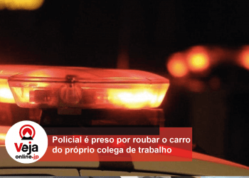 Policial roubar carro de colega de trabalho e acaba preso