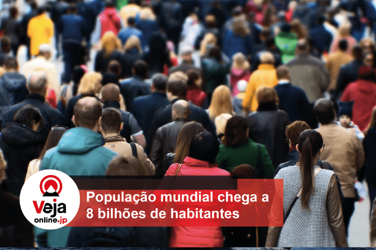População mundial atinge marca de 8 bilhões