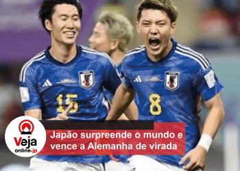 Japão vence Alemanha de virada em estreia na Copa do Mundo