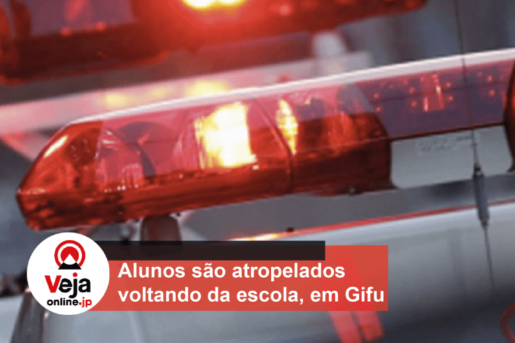 Idosa atropela quatro alunos que voltavam da escola, em Gifu