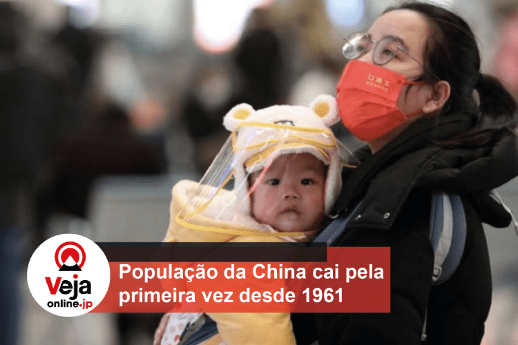 População da China cai pela 1ª vez em mais de 60 anos