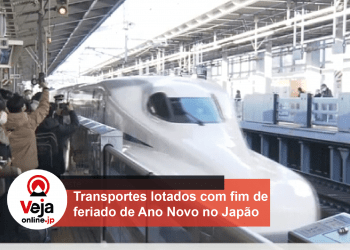 Volta para casa após feriado de Ano Novo, deixa transportes lotados no Japão