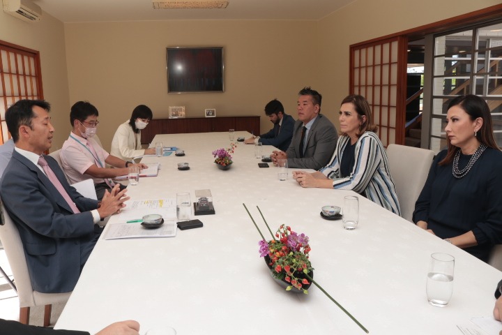 Reunião com Teiji Hayashi embaixador do Japão 