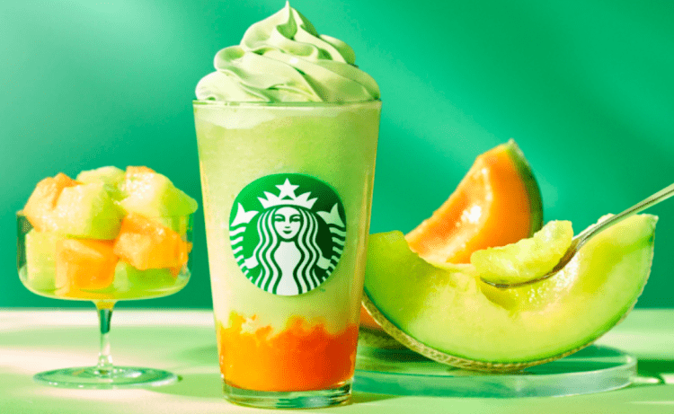 Starbucks Japan anuncia lançamento de verão, o novo Melon Frappuccino e trio de guloseimas vívidas