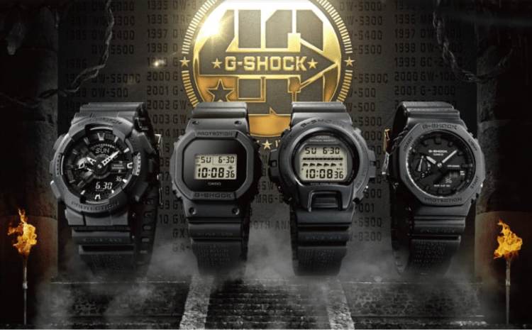 A Cassio anuncia lançamento em comemoração ao 40º aniversário da marca G-SHOCK a linha de relógios resistentes a choques