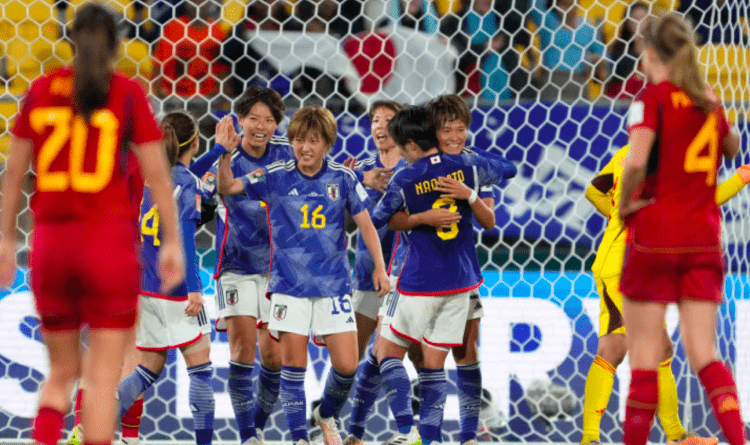 Japão vence Espanha por 4 a 0 e lidera o Grupo C da Copa do Mundo Feminina