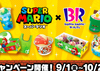 Sorveteria Baskin Robbins anuncia parceria com Super Mario