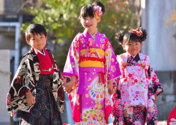 Novembro é o mês de celebrar o bem-estar das crianças no Japão