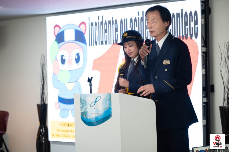 Evento promove a importância e uso apropriado do número de chamada de emergência da polícia japonesa “Dia do 110”