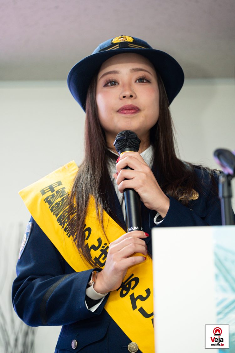 Evento promove a importância e uso apropriado do número de chamada de emergência da polícia japonesa “Dia do 110”