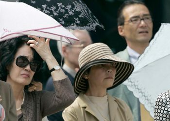 Ventos de primavera trazem clima quente fora de época ao Japão