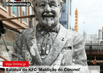 Estátua do KFC ‘Maldição do Coronel’ descartada em Osaka