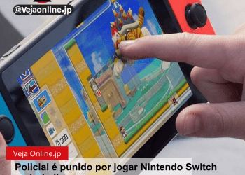 Policial é punido por jogar Nintendo Switch no trabalho