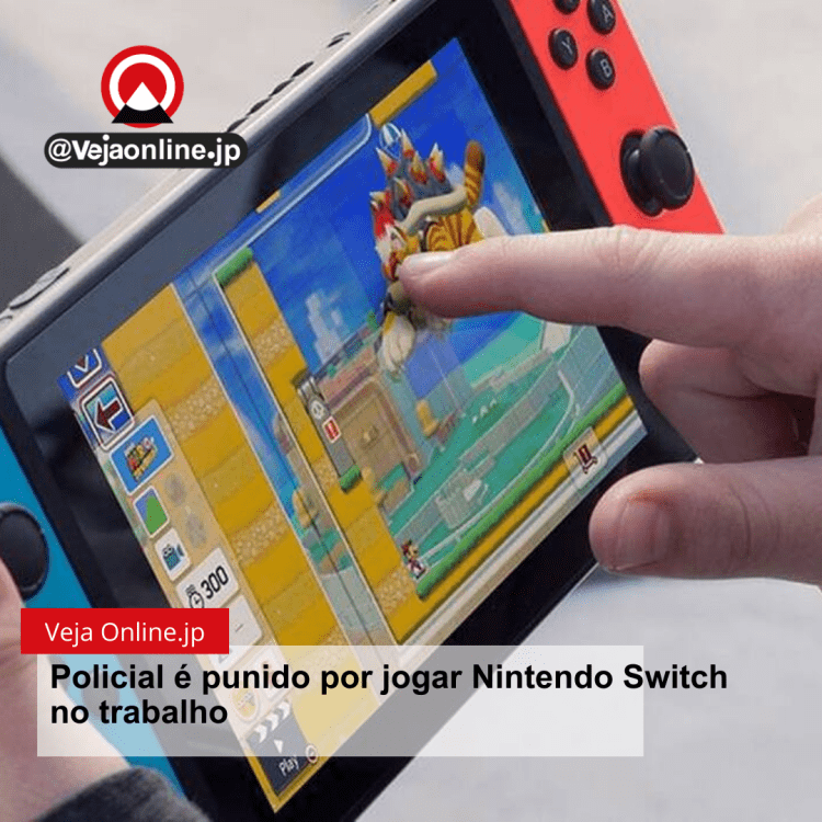 Policial é punido por jogar Nintendo Switch no trabalho