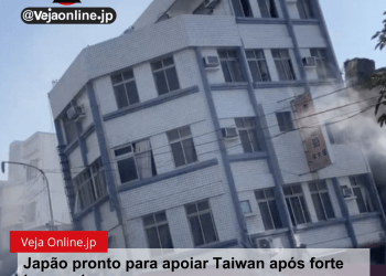 Japão pronto para apoiar Taiwan após forte terremoto