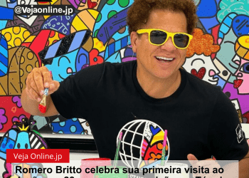 Romero Britto celebra sua primeira visita ao Japão em 28 anos com exposição em Tóquio