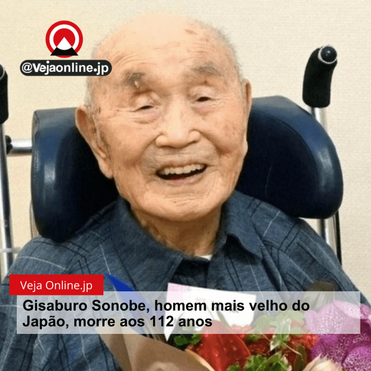 Gisaburo Sonobe, homem mais velho do Japão, morre aos 112 anos