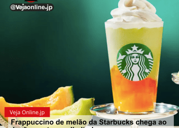 Frappuccino de melão da Starbucks chega ao Japão por tempo limitado